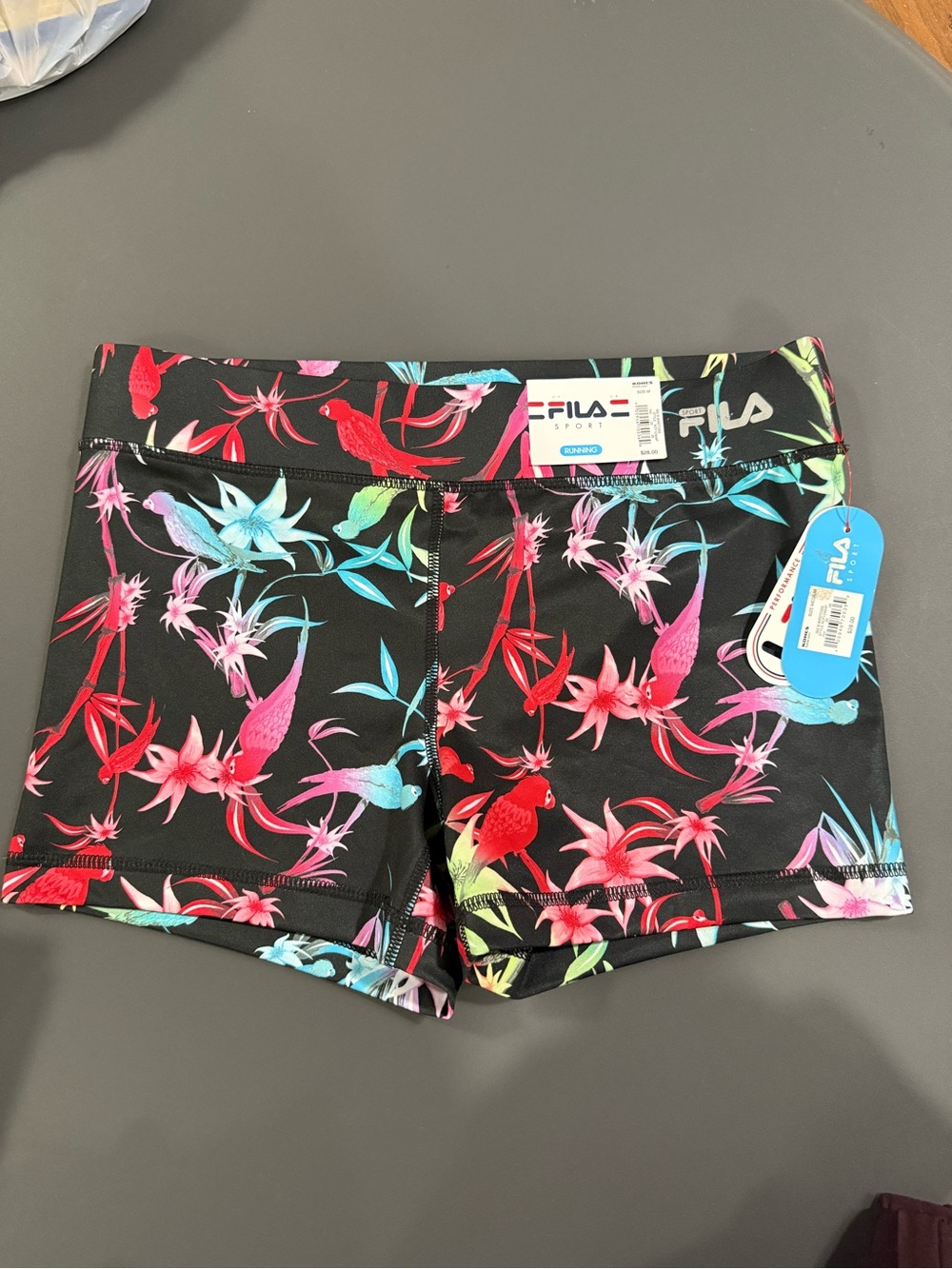 Fila Women’s Black Floral Swim Shorts